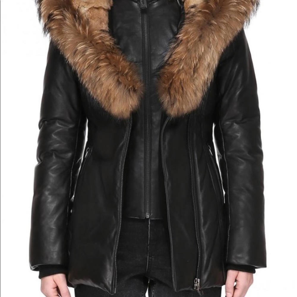 Mackage Ingrid winter leather jacket